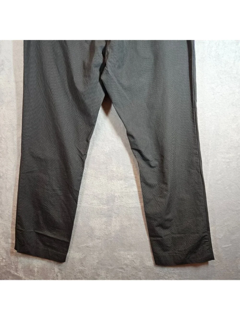 Banana Republic Tailored Slim Fit Mens Dress Pants 36x34 Gray Micro Houndstooth